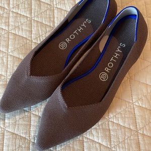 Rothy’s W11 Pointed Flats Dark Mink